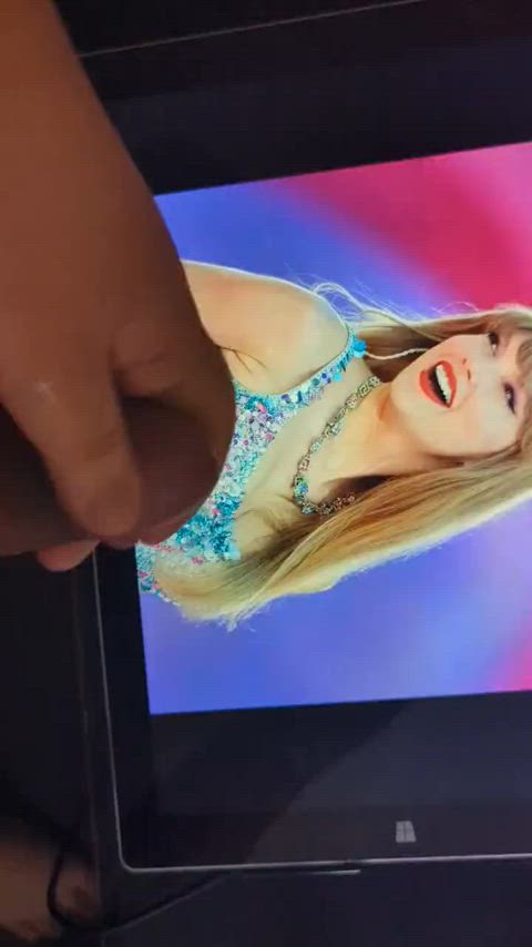 celebrity cock cum cumshot taylor swift tribute clip