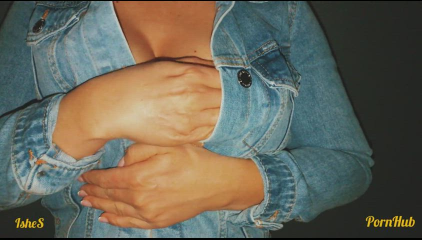 these babies in a denim jacket