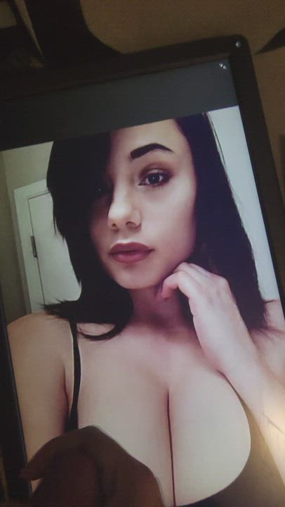Saw these tits and just had to cum all over them