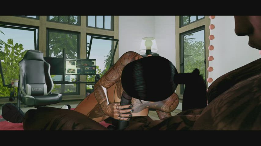 Handjob BBC Licking clip