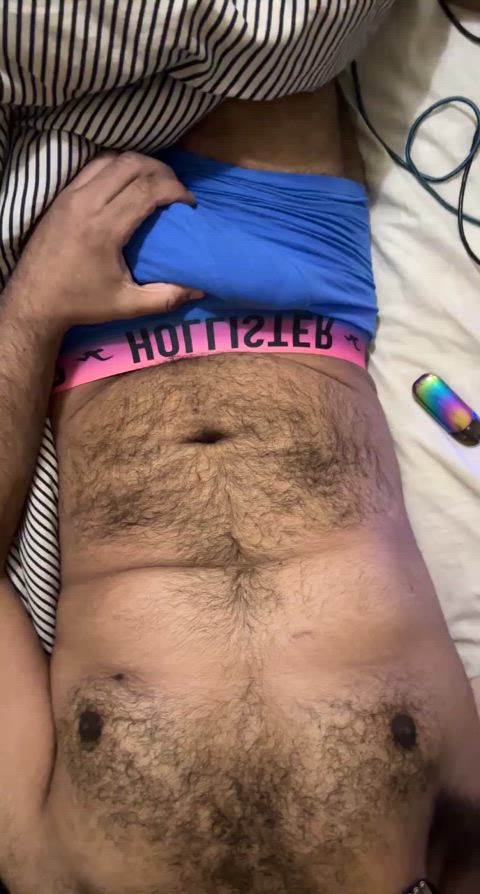 arab bear big dick cock hairy hairy armpits hairy chest masturbating nsfw thick clip