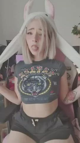 caption tiktok white girl clip