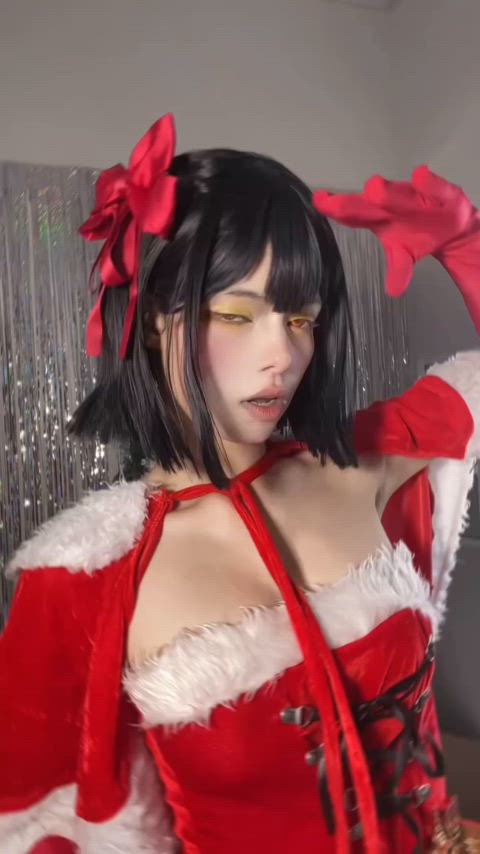 amateur brazilian cosplay teen tik-tok clip