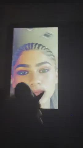 Cumshot Skinny Tribute Zendaya clip