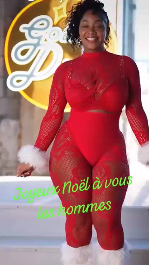 ass bbw big ass christmas ebony lingerie pawg tease thick twerking clip