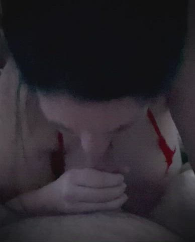 bbw blowjob cheating cock worship wife clip