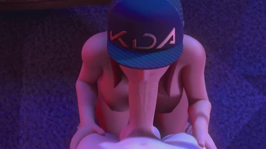 big tits blowjob cock hentai sfm clip