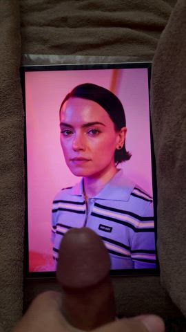 celebrity cum cumshot daisy ridley tribute clip