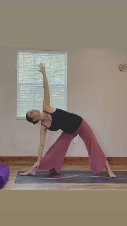 Pregnant Redhead Yoga clip