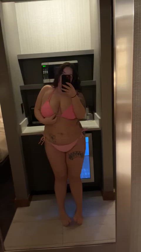 amateur big tits bikini boobs chubby swimsuit tits clip
