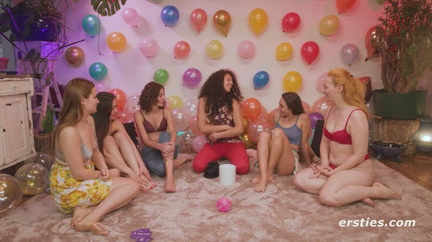 Group Sex Lesbian Stripping clip