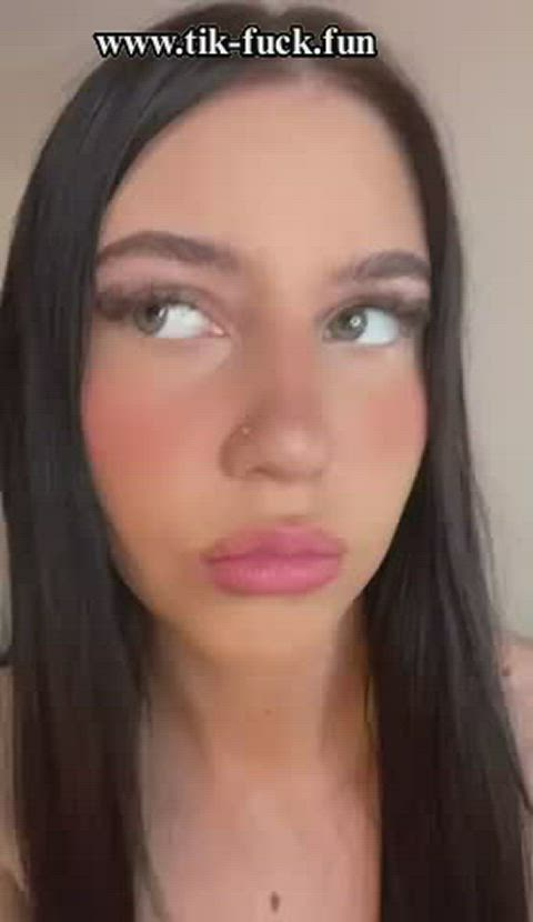 amateur big tits boobs cute pussy sex solo teen tiktok tits clip