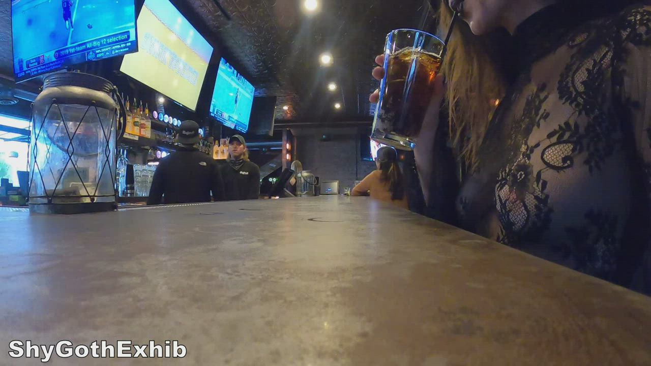 Exhibitionism Flashing Goth clip