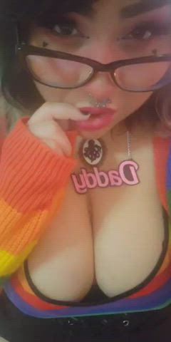 bbw big tits chubby lipstick lipstick fetish onlyfans clip