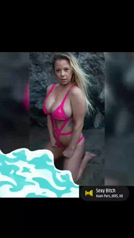 babe big tits huge tits public wetdreemz clip
