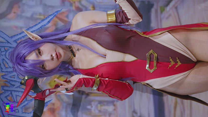 asian cosplay cute korean model clip