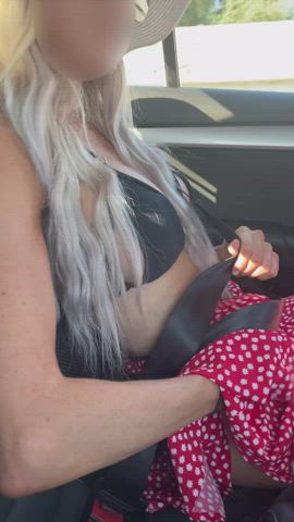 babe blonde onlyfans panties public strip tiktok r/caughtpublic clip