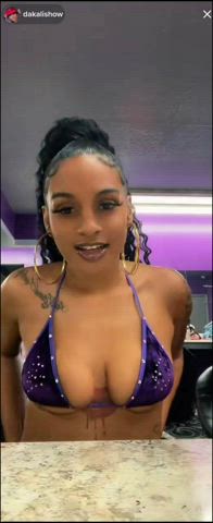 ass big ass booty ebony lingerie natural tits tits clip
