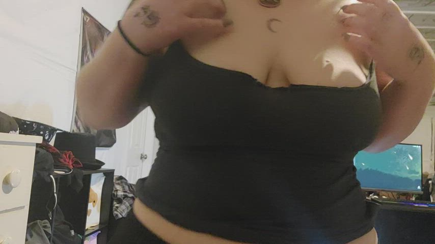 Goth Tiny Waist Titty Drop clip