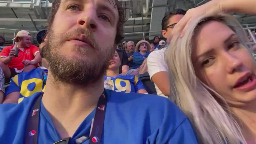 Blonde Cleavage Sport clip