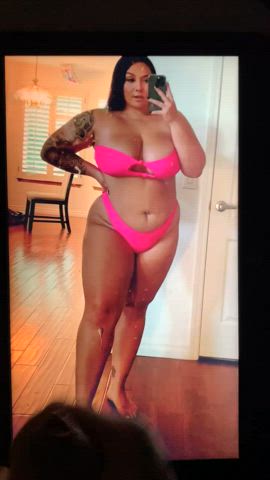 cumshot teen thick pink cum curvy tribute tribbing masturbating nsfw clip