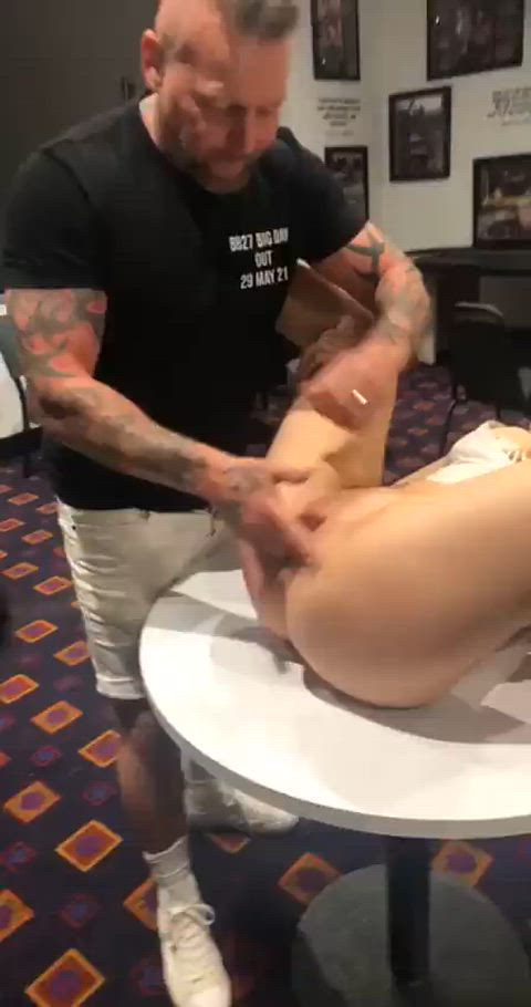 Squirting in the club