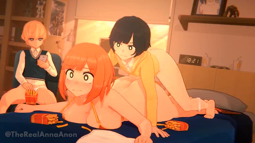 3d animation creampie futanari clip