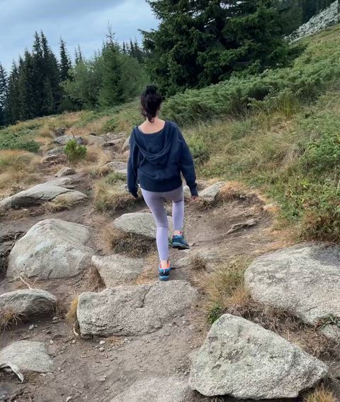beautiful hiking indian clip