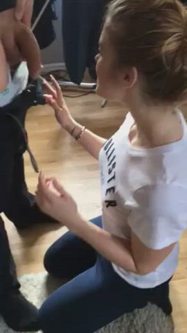 Blowjob Cock Worship Deepthroat Sucking clip