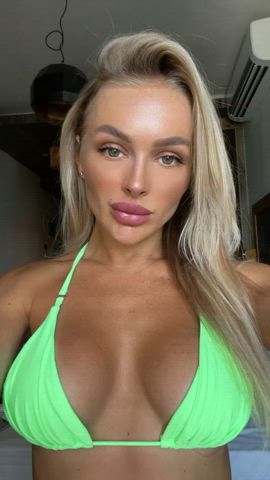blonde horny hostel swimsuit clip