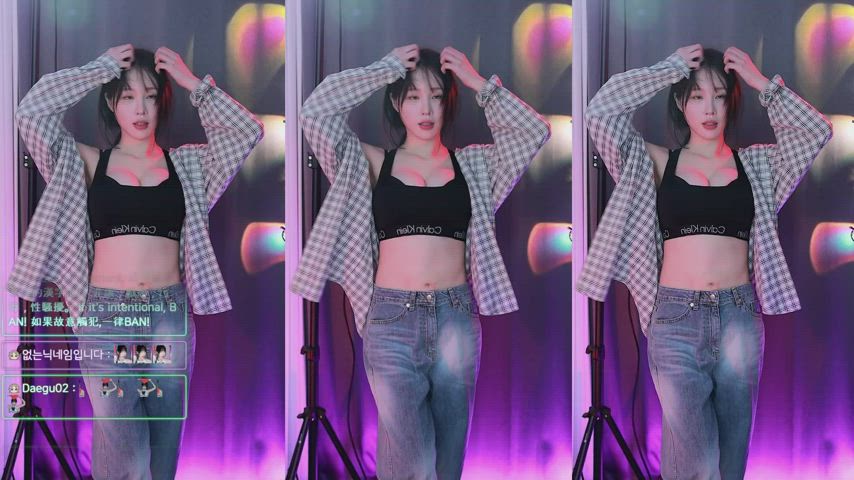 asian big tits dancing korean clip