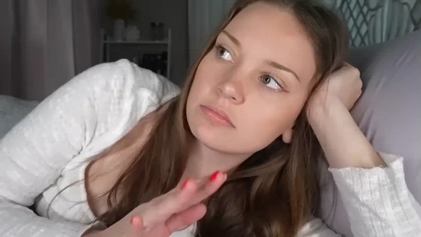 asmr cleavage cute clip