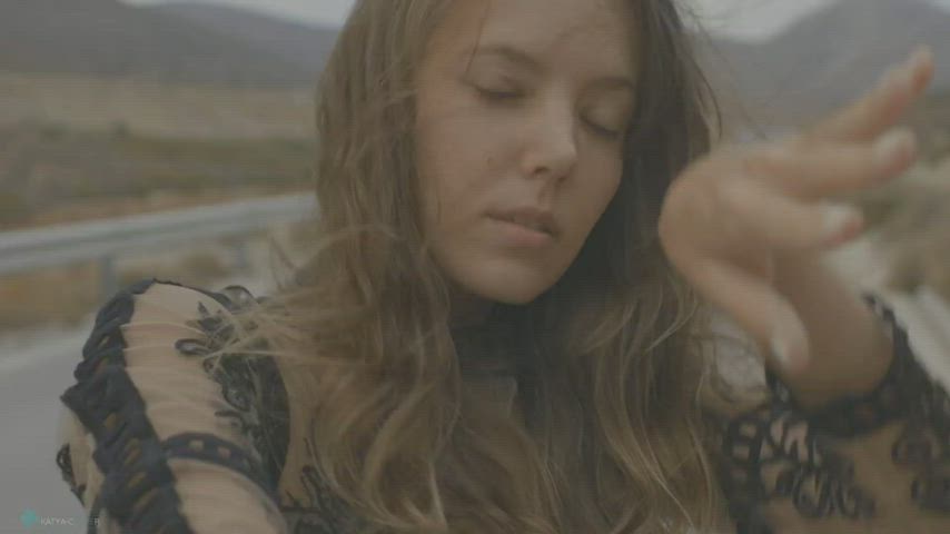 Dancing Katya Clover Outdoor Public Russian clip