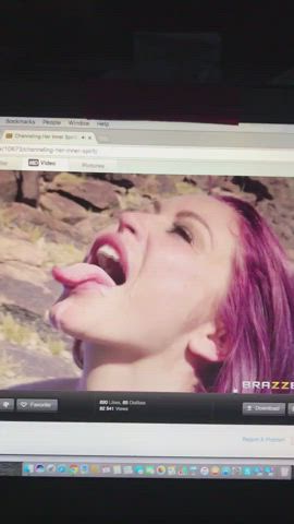 Deepthroat Dildo Doggystyle clip