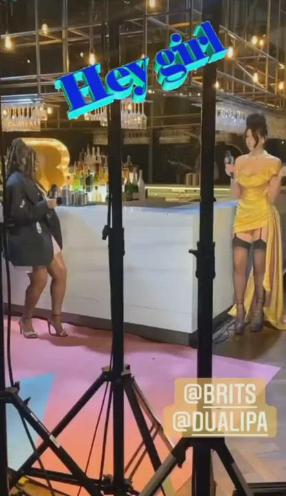 Albanian British Brunette clip