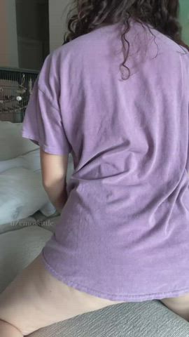 Barely Legal Bending Over Cute Doggystyle Pussy Lips clip