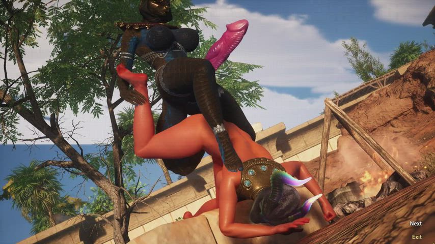 3D Ass Futanari clip