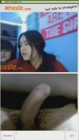 big dick cock shock reaction stranger webcam clip