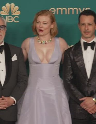 big tits celebrity cleavage dress tits clip