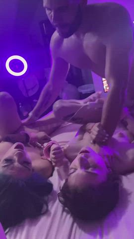 bwc blowjob foursome sloppy rough-sex clip