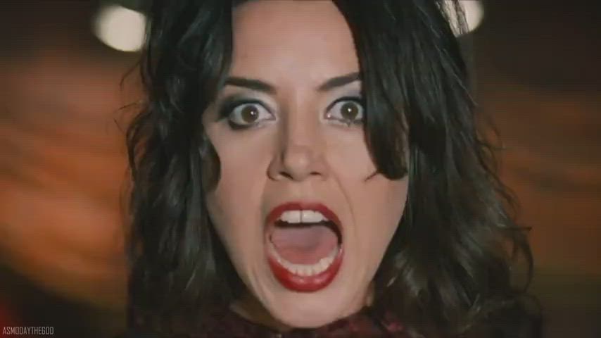 aubrey plaza brunette celebrity clip
