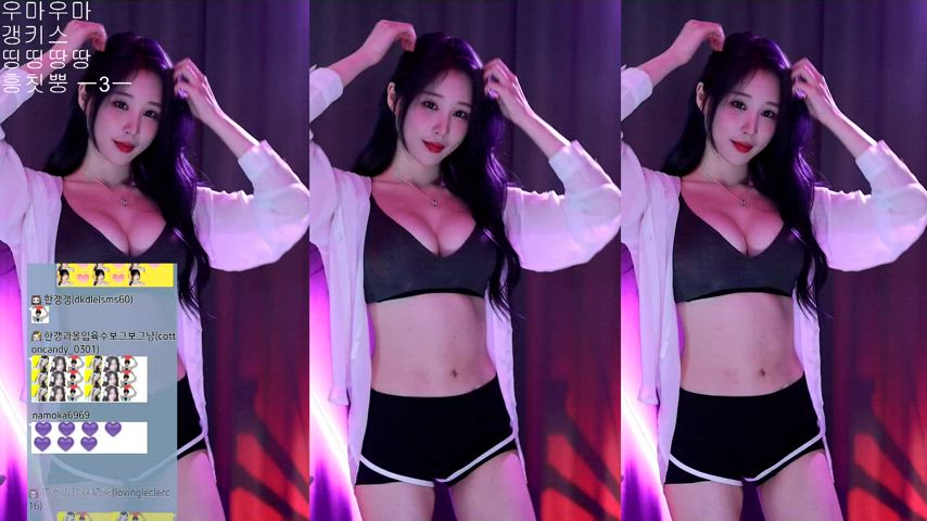 asian big tits dancing korean clip