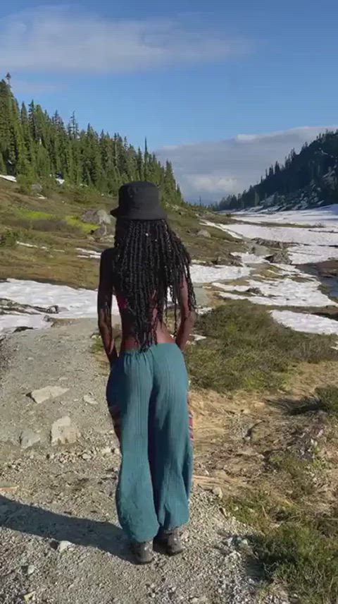 beautiful boobs booty ebony skinny clip