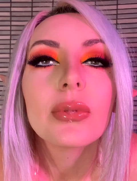 celebrity drool facial lips onlyfans tongue tongue fetish clip