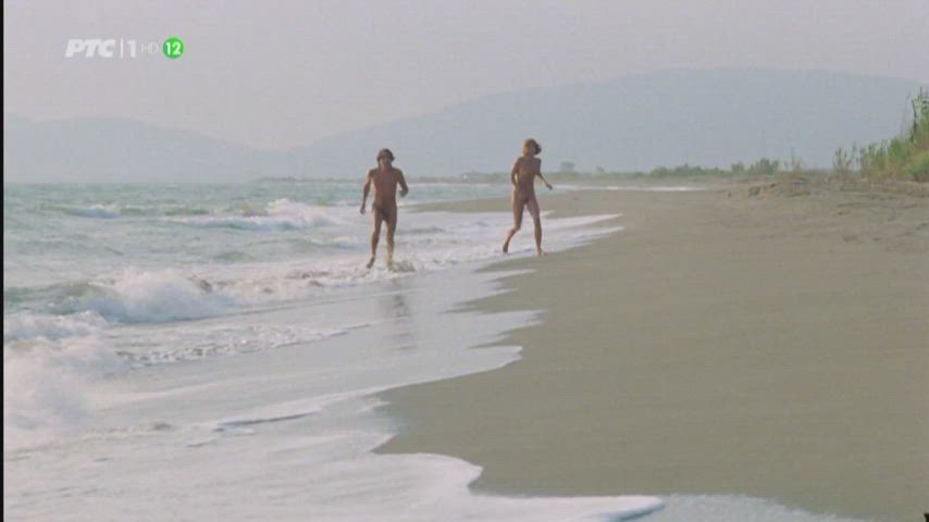 beach group nudist serbian vintage clip