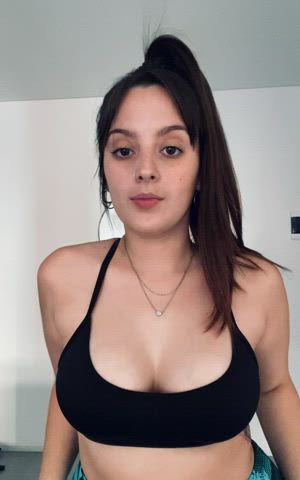 big tits boobs huge tits natural tits clip