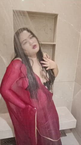 clothed shower wet clip