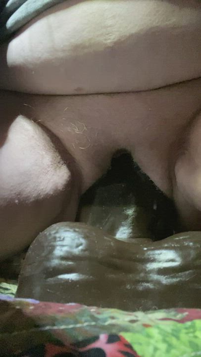 Dildo Huge Dildo Masturbating clip