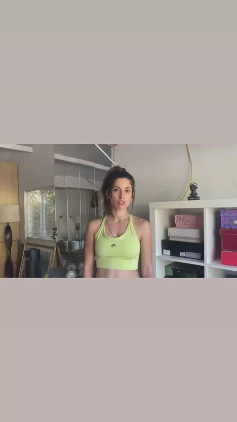 Tania Raymonde in a Sports Bra