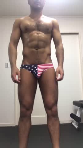 Stripping Off His Stars & Stripes